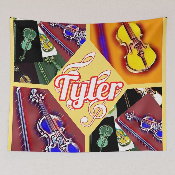 Item preview, Tyler loves violin  designed and sold by Attiva.
