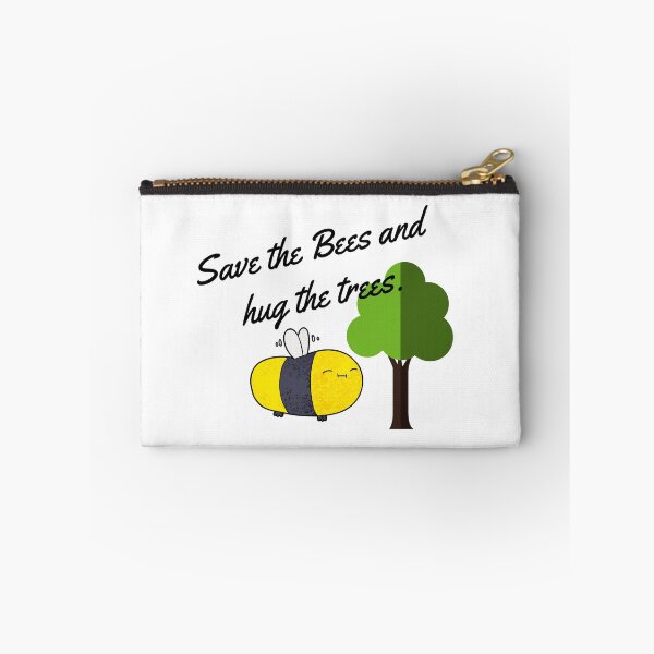 Item preview, Save the bees and hug the trees graphic design  designed and sold by CastleBookshelf.