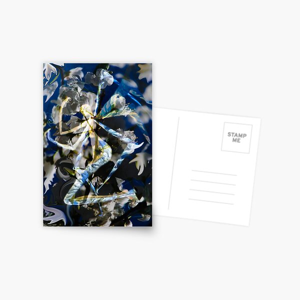 Abstract Angel Postcard