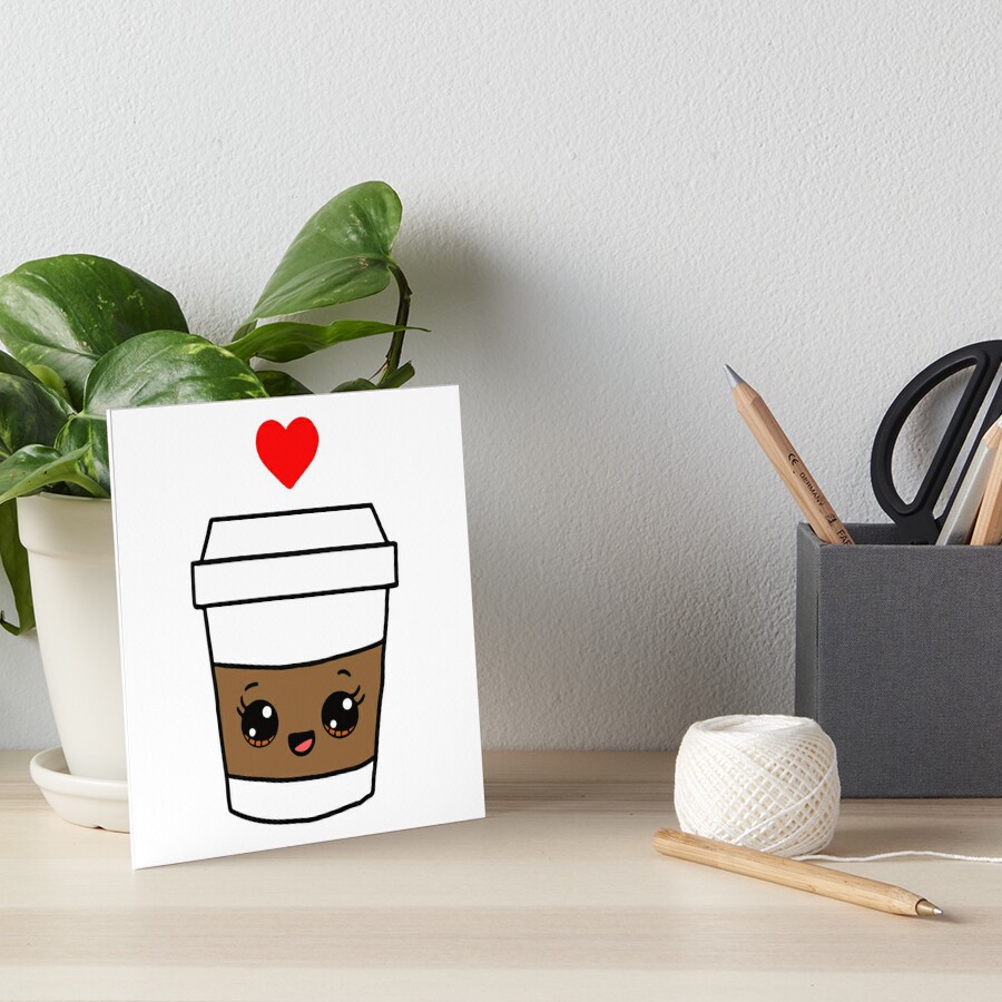 coffee cup and art  Kawaii drawings, Cute easy drawings, Easy drawings