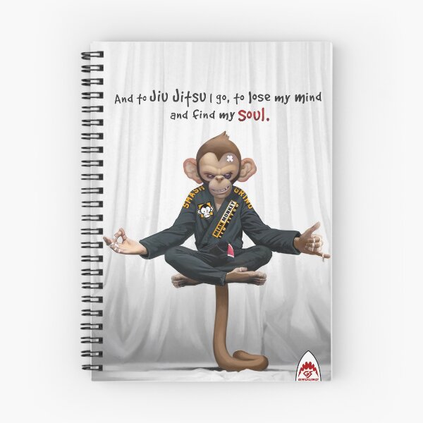Item preview, Jiu Jitsu Soul Monkey  designed and sold by groundshark.