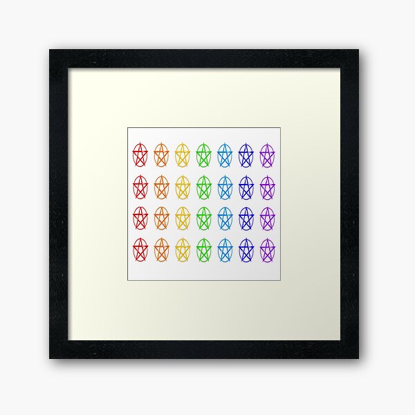 Item preview, Rainbow LGBTQ Pentacles - Wiccan designed and sold by SerpentSkyArts.