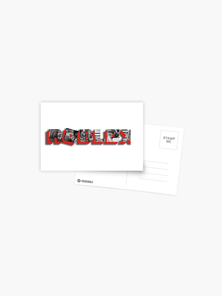 Roblox Postcard - roblox gift throw blanket by minimalismluis