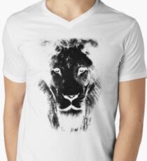 Lion Men's V-Neck T-Shirt