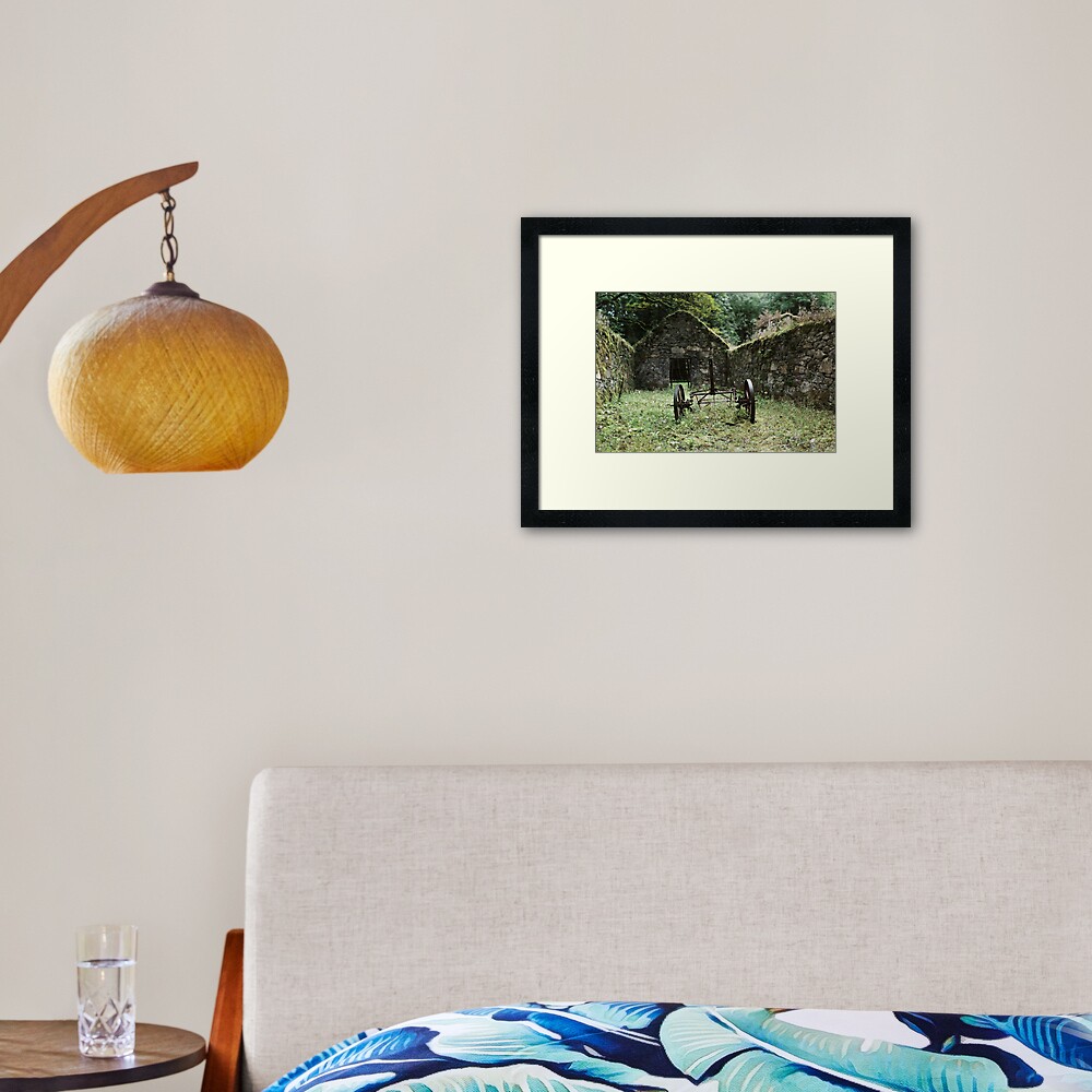 Inverary: Disused Farm Implement Framed Art Print