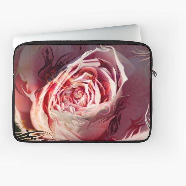 abstract rose blossom Laptop Sleeve