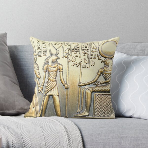 Egyptian History Throw Pillow