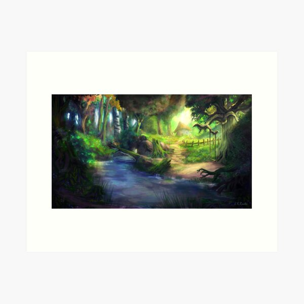 Item preview, Elven Forest 4 designed and sold by J.K.Roots Art.