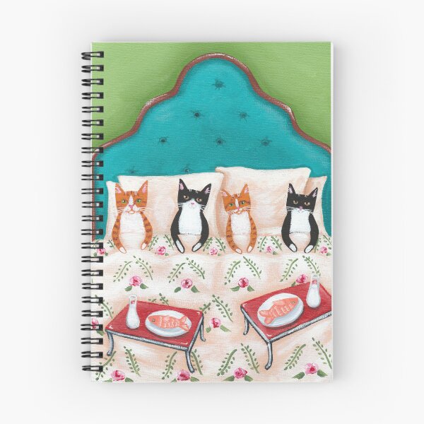 Item preview, Breakfast in Bed Cats designed and sold by KilkennyCat Art.