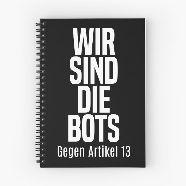 Aperçu de l'œuvre Nous sommes les Bots, design Article 13 créée et vendue par KleinJenny.