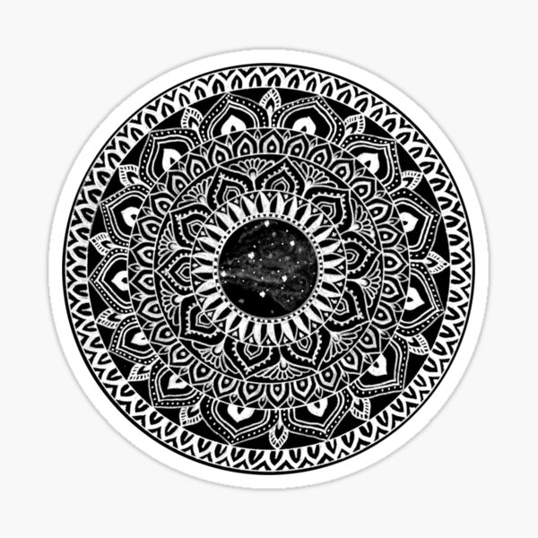 Black Universe Sticker
