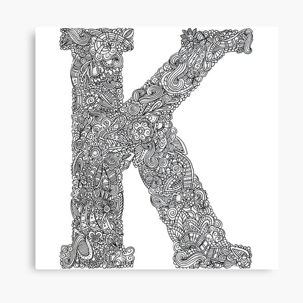 Item preview, letter k designed and sold by brigidmary.