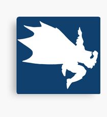 White Bat-Dab Canvas Print