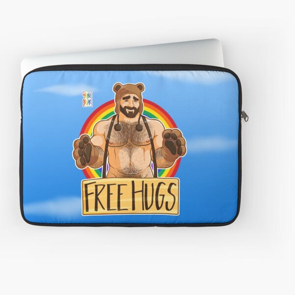 ADAM LIKES HUGS - GAY PRIDE Laptop Sleeve