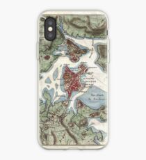 Vintage Map of Boston Harbor (1807) iPhone Case