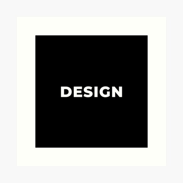 Design Art Print