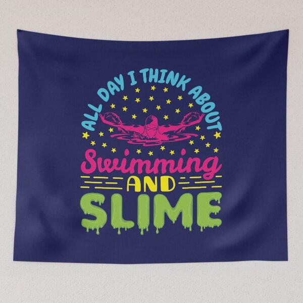 Item preview, Swimming And Slime designed and sold by jaygo.