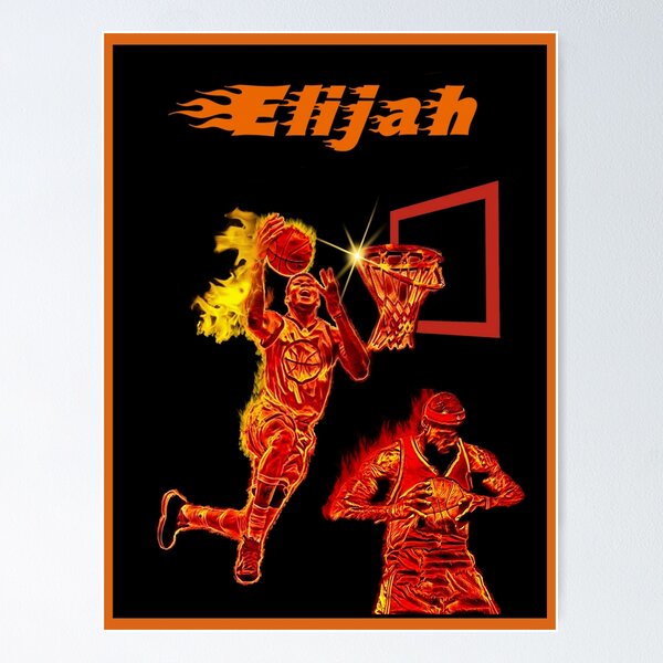 Artikelvorschau, Elijah feuriger Basketballspieler entworfen und verkauft von Attiva.