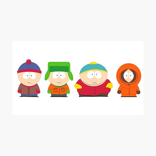 South Park characters smile Poster by Gnesis98