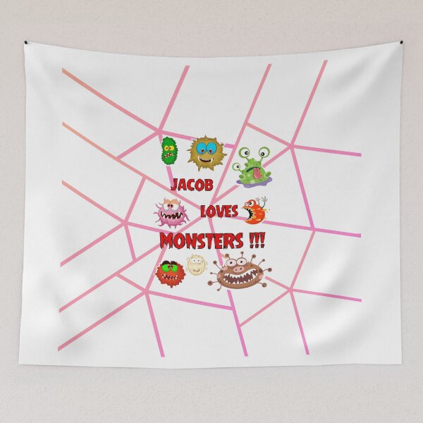 Item preview, Jacob loves monsters!!!  designed and sold by Attiva.