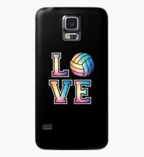 Love Volleyball T-Shirt Low Poly Volleyball Player Gift Tee Case/Skin for Samsung Galaxy