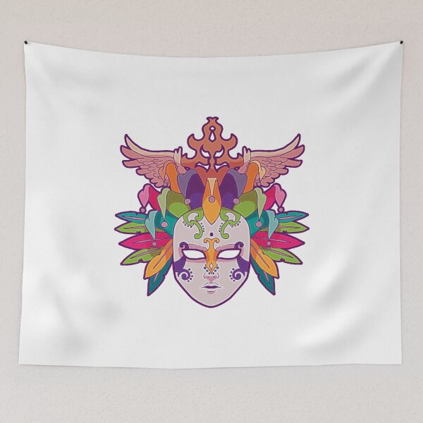 Item preview, mardi gras carnival mask decoration gift designed and sold by Mic Designs.