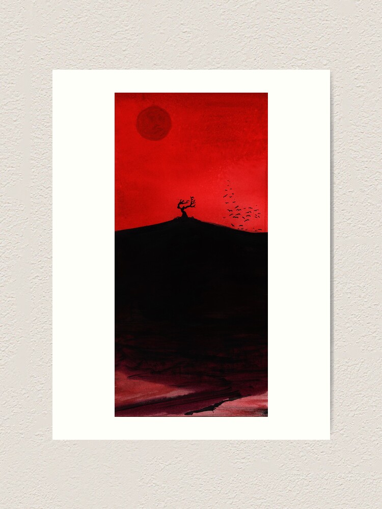 Alternate view of Red Dawn Art Print