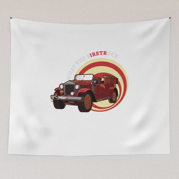 Item preview, Firefighter truck job sirene safety vehicle gift designed and sold by Mic Designs.