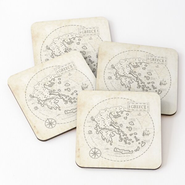 Item preview, Vintage Map Greece designed and sold by Motivburg.