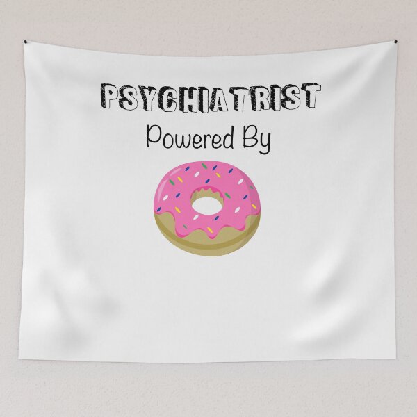 Item preview, Funny Psychiatrist Shirt - Funny Psychiatrist Gift - Funny Psychiatry - Powered By Donuts designed and sold by Galvanized.