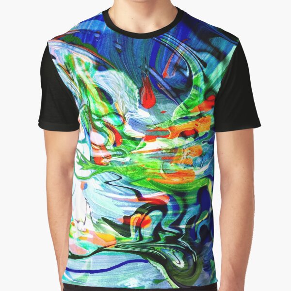 liquid moving elements Graphic T-Shirt