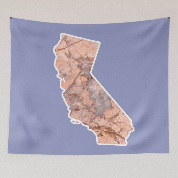 Aperçu de l'œuvre Etat de Californie en pierre créée et vendue par Solora.