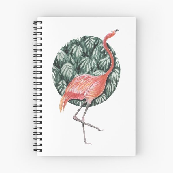 Item preview, Watercolor Tropical Flamingo designed and sold by studiosunbear.