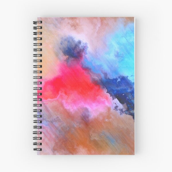 Item preview, scarlet blue marble abstraction designed and sold by Kolinnaprint.