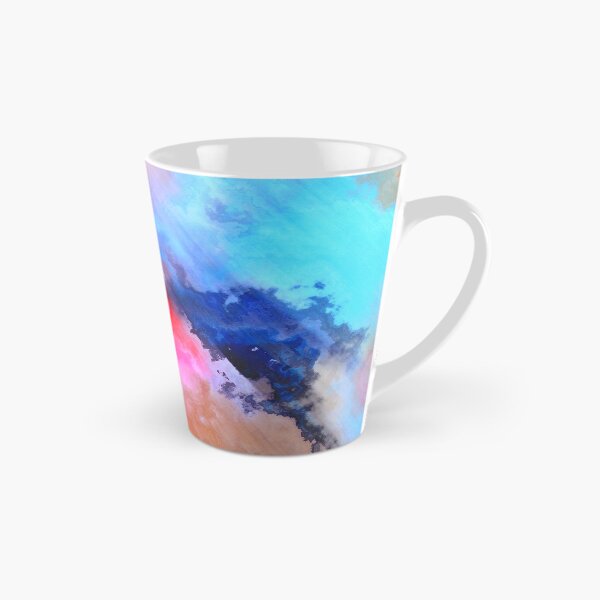 Item preview, scarlet blue marble abstraction designed and sold by Kolinnaprint.