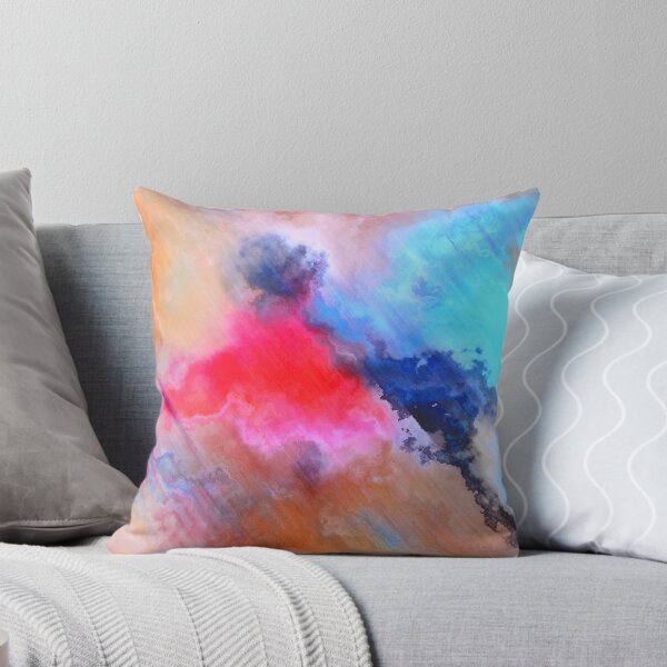 Item preview, scarlet blue marble abstraction designed and sold by Kolinnaprint.