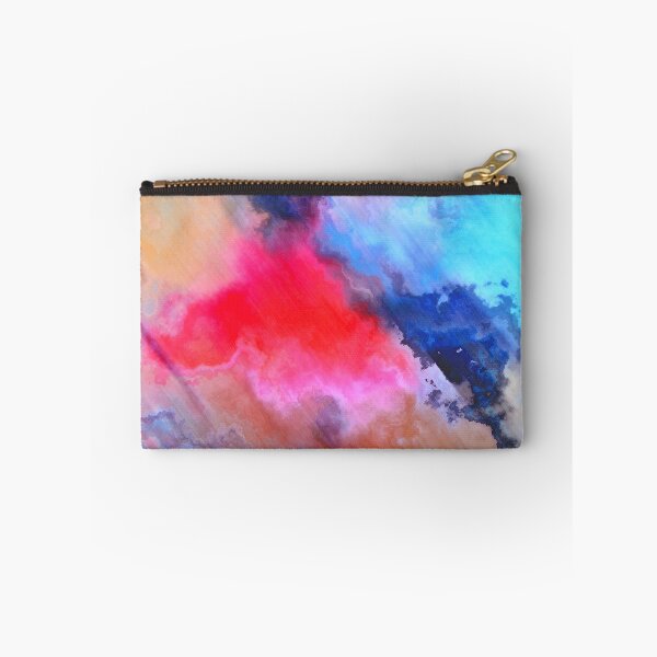 Item preview, scarlet blue marble abstraction designed and sold by Kolinnaprint.