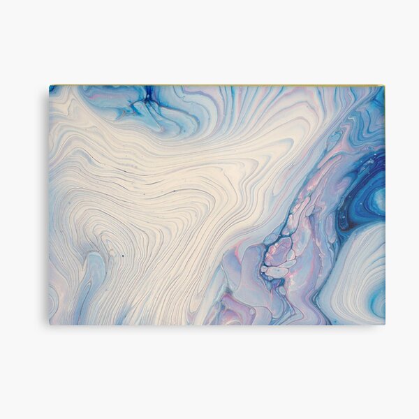Cloudy Metal Print