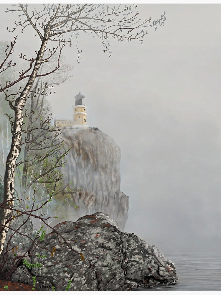 North Shore Lighthouse in the Fog by tsarts