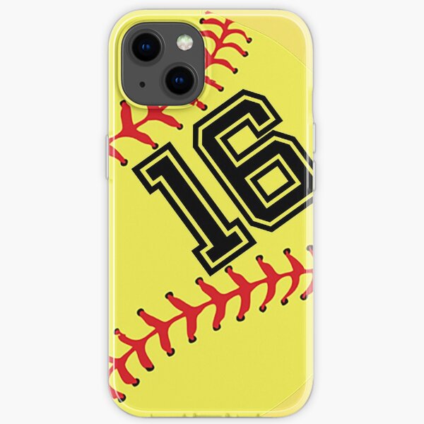 Softball Number #00 iPhone Case