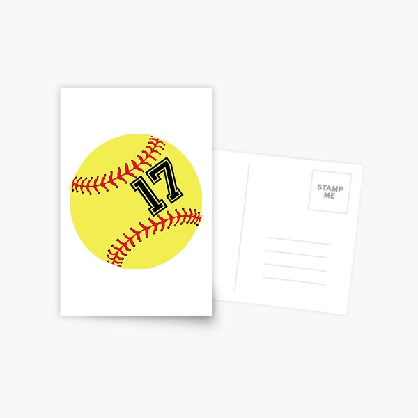 Download Yellow Softball Sports Face Mask Postcard By Theshirtinator Redbubble Yellowimages Mockups