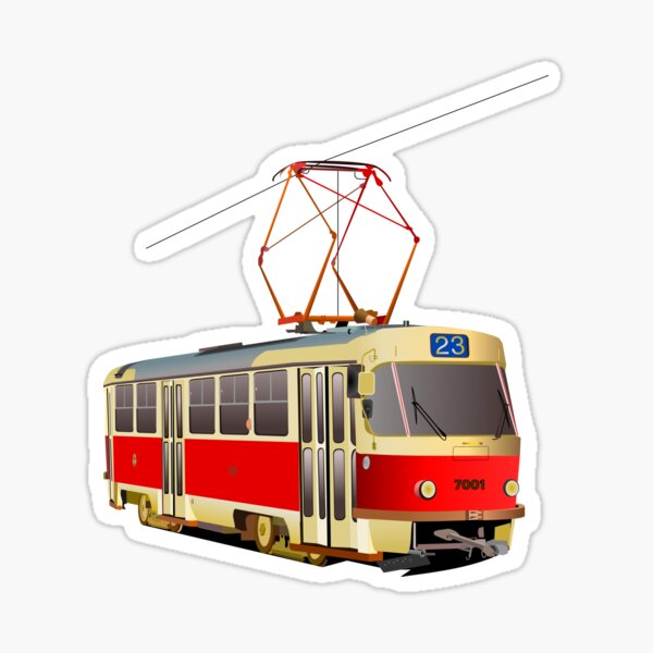 Artikel-Vorschau von Strassenbahnwagen T3, designt und verkauft von Lorenzo-CZ.
