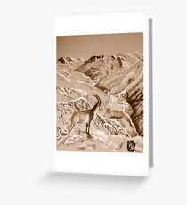 Under Painting Capricorn Greeting Card