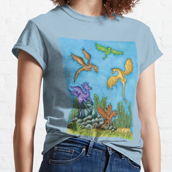 Dragons Learning to Fly Classic T-Shirt