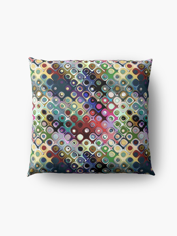 Alternate view of Colorful Circles Pattern Floor Pillow