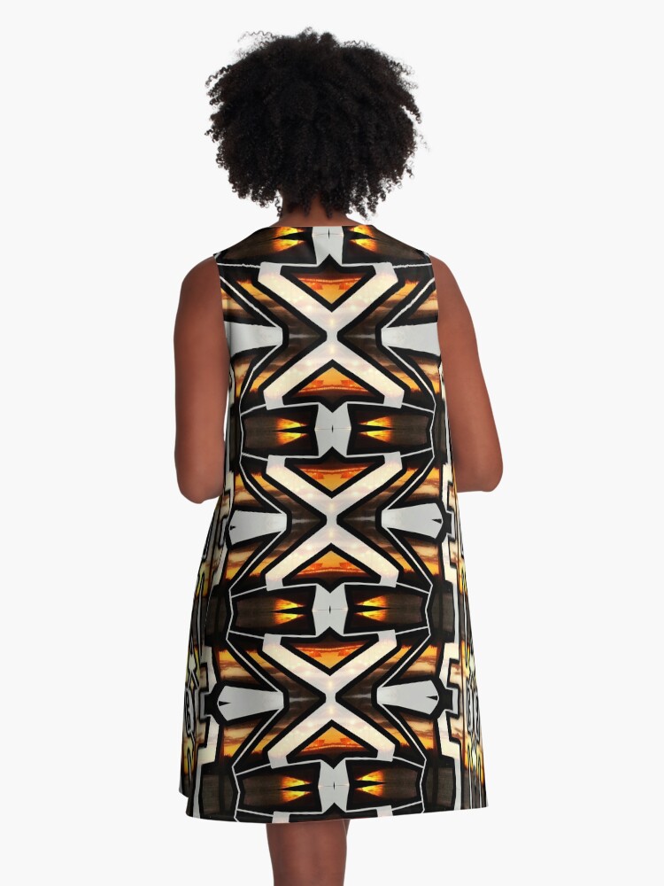 Thumbnail 3 of 4, A-Line Dress, Tribal ConneX designed and sold by kinkatstyle.