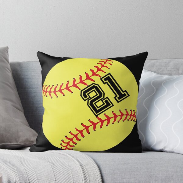 Item preview, Softball Player Jersey No 21 Back Number #21 Ball Sport Sticker Gift designed and sold by theshirtinator.