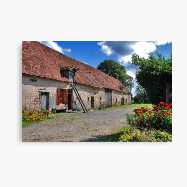 A French Farm Canvas Print