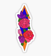 Blumentätowierung Sticker