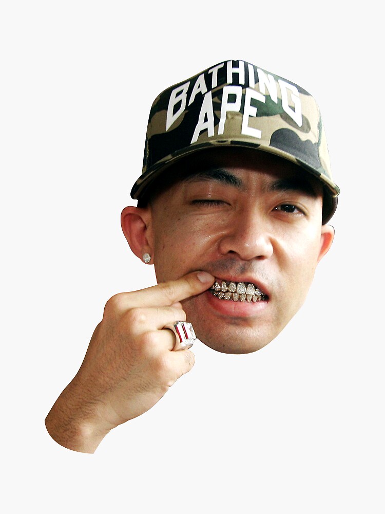 Thumbnail 3 of 3, Sticker, Nigo Grillz designed and sold by originalhype.